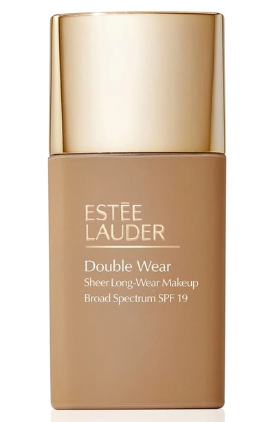 Estée Lauder Double Wear Sheer Long-wear Makeup Spf 19 4n1 Shell Beige 1 oz/ 30 ml In 4n1 Shell Beige (medium Tan With Neutral Undertones)