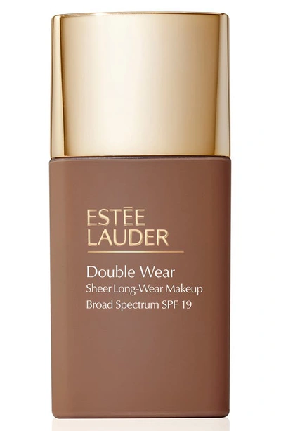Estée Lauder Double Wear Sheer Long-wear Makeup Spf 19 7n1 Deep Amber 1 oz/ 30 ml In 7n1 Deep Amber (extra Deep With Neutral Brown Undertones)