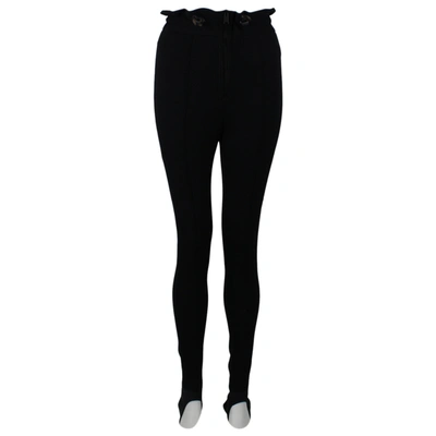 Pre-owned Fendi Leggings In Black