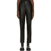 THE ROW BLACK BECKER TROUSERS