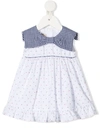 La Stupenderia Polka Dot-print Sleeveless Dress In White