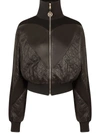 DOLCE & GABBANA QUILTED HIGH-NECK BOMBER JACKET