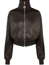 Dolce & Gabbana Dolce E Gabbana Womens Black Leather Outerwear Jacket In Black