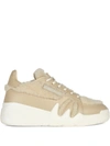 Giuseppe Zanotti Talon Winter Low-top Sneakers In Neutrals