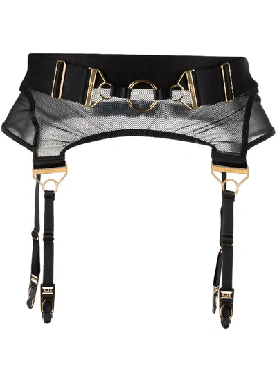 Bordelle Ula Mesh Suspender In Black