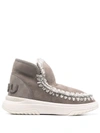 Mou Women's Eskimo Jogger Boot In New Grey In Grey