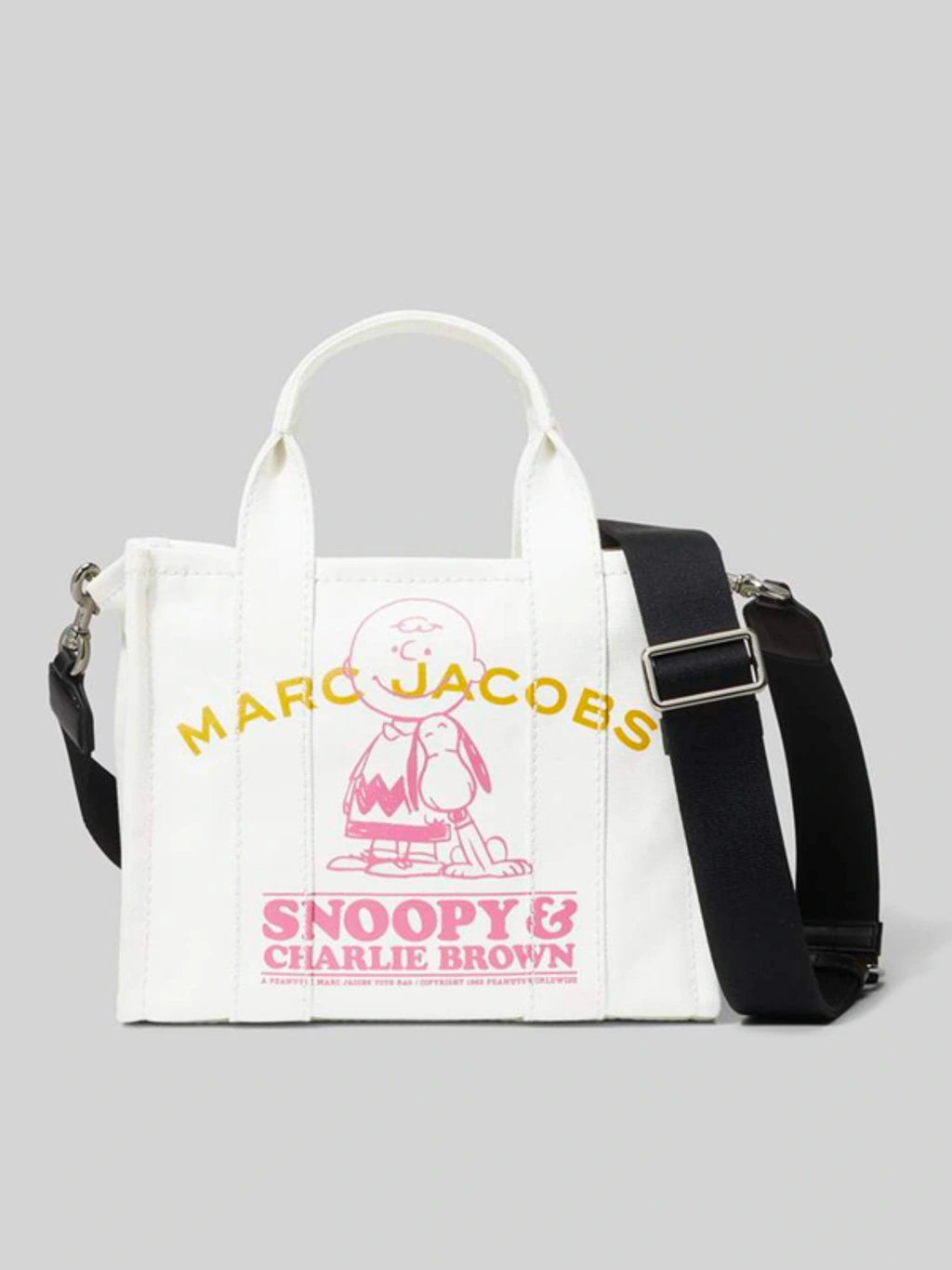 Marc Jacobs Peanuts X The Snoopy Mini Tote Bag In White | ModeSens