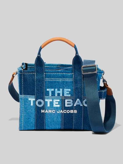 Marc Jacobs The Denim Mini Tote Bag In Blue