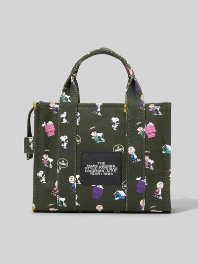 Marc Jacobs Peanuts X  The Mini Tote Bag In Green