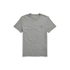 Ralph Lauren Custom Slim Fit Jersey Crewneck T-shirt In Metallic Grey Heather