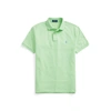 Ralph Lauren Custom Slim Fit Mesh Polo Shirt In Cruise Lime