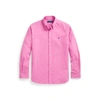 Polo Ralph Lauren Slim Fit Garment-dyed Oxford Shirt In Resort Rose