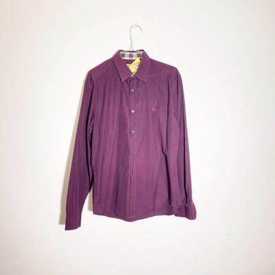 Pre-owned Burberry Shirt In Purple