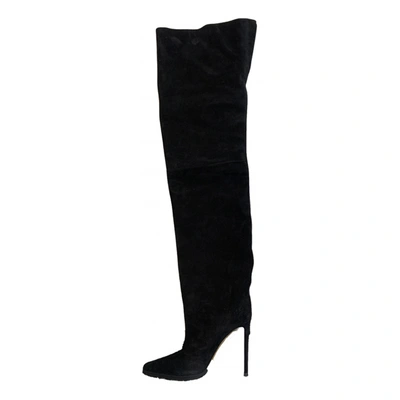 Pre-owned Alexandre Vauthier Boots In Black