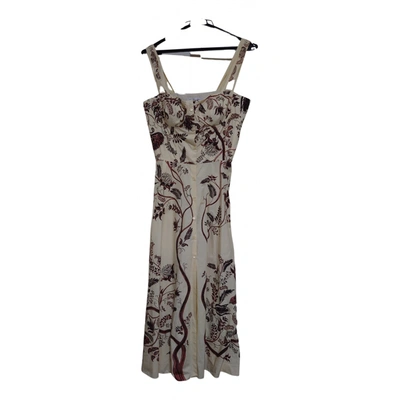 Pre-owned Dior Mid-length Dress In Beige
