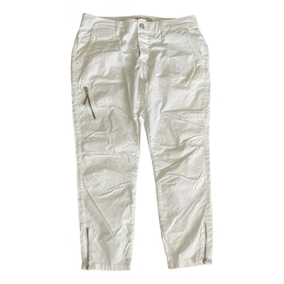 Pre-owned Mos Mosh Trousers In White