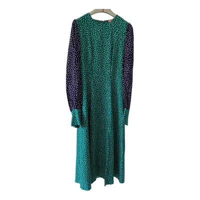 Pre-owned Kitri Mid-length Dress In Green