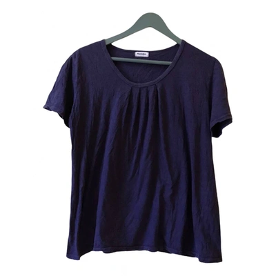 Pre-owned Issey Miyake Blouse In Navy