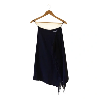 Pre-owned Jw Anderson Mid-length Skirt In Navy