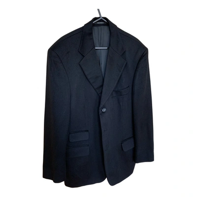 Pre-owned Saint Laurent Cashmere Jacket In Black