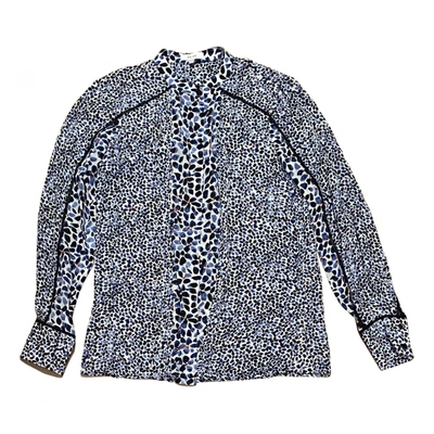 Pre-owned Reiss Blouse In Blue