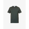 Sunspel Mens Forest Classic-fit Crewneck Cotton-jersey T-shirt Xl