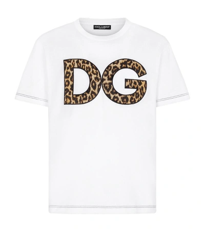 Dolce & Gabbana Chest Logo Patch T-shirt In White