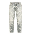 DOLCE & GABBANA DISTRESSED PATCHWORK JEANS,17291749
