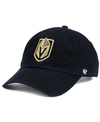 47 Brand Vegas Golden Knights Clean Up Cap In Black