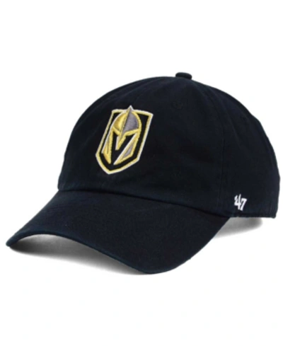 47 Brand Vegas Golden Knights Clean Up Cap In Black