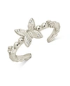 STERLING FOREVER WOMEN'S STERLING SILVER INTO THE GARDEN OPEN BAND RING