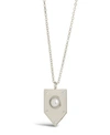 STERLING FOREVER WOMEN'S MARCELLA SHIELD PENDANT NECKLACE
