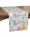 Saro Lifestyle Flock Of Birds Runner In Multi