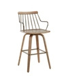 Lumisource Preston Counter Stool In White Wash
