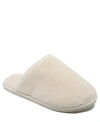 Splendid Women's Cecil Shearling Slip On Mules In Ivory