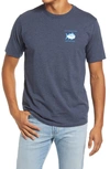 Southern Tide Original Graphic T-shirt In Heather Indigo Oasis