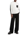 Ambush Two-tone Patch-pocket Sweatshirt In White