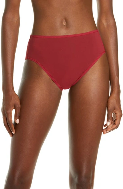 Natori Bliss Perfection French Cut Briefs In Currant