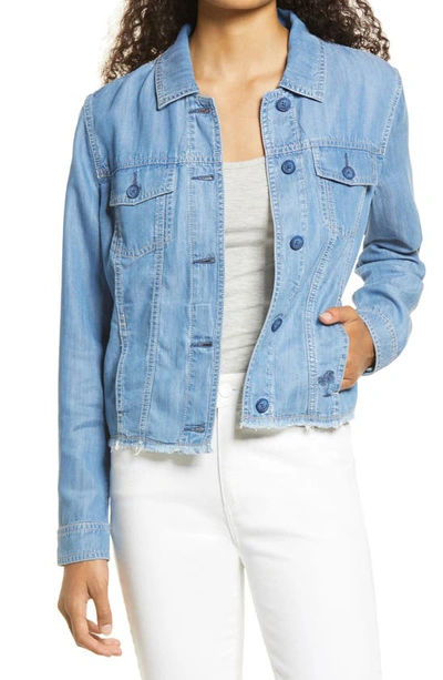 Tommy Bahama O'lei Chambray Jacket In Medium Indigo Wash