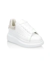 Alexander Mcqueen Kids' Little Girl's & Girl's Oversize Swarovski Crystal Embellished Sneakers In 150 Biancosporco