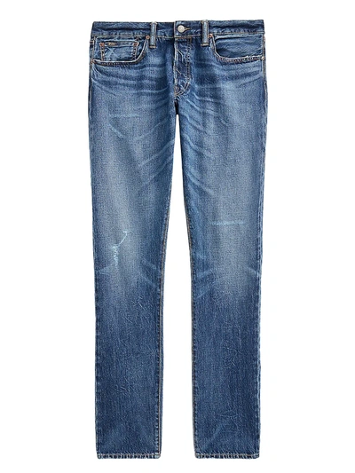 Polo Ralph Lauren Sullivan Slim Fit Stretch Distressed Jeans In Moreland
