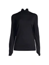 Lafayette 148 Split Collar Sweater In Ink