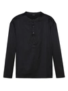 TOM FORD MEN'S SILK PAJAMA HENLEY,400014640089