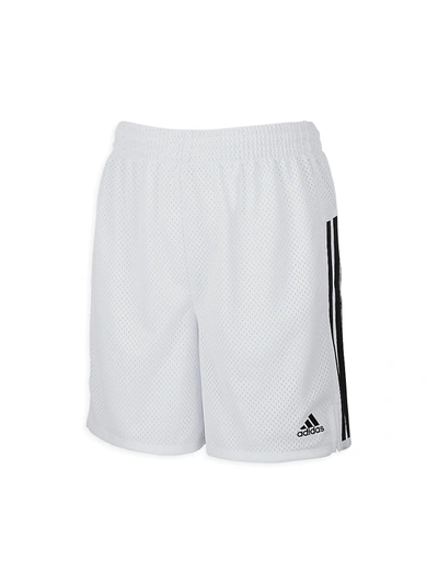 Adidas Originals Kids' Little Girl's & Girl's Ultimate Mesh Shorts In White