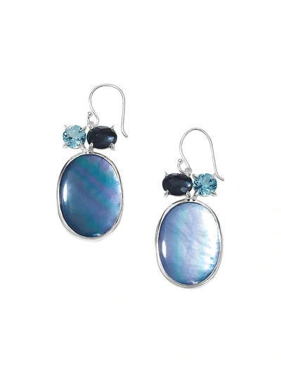 Ippolita Women's Luce Sterling Silver & Multi-stone Drop Earrings In Blue