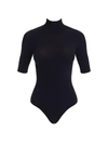 Commando Ballet Stretch-jersey Turtleneck Bodysuit In Black
