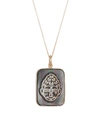 GINETTE NY WOMEN'S BLISS 18K ROSE GOLD & MOTHER-OF-PEARL BUDDHA PENDANT NECKLACE,400014866435