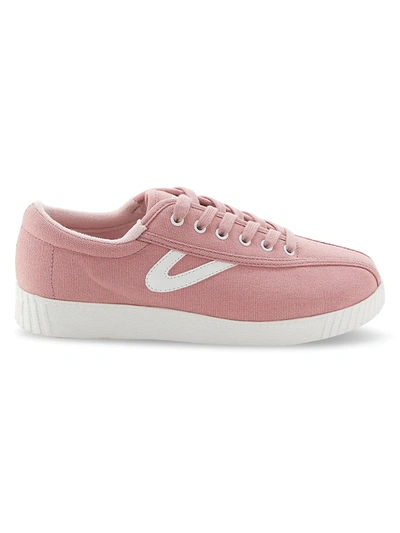 Tretorn Women's Nylite Plus Canvas Sneaker Women's Shoes In Blush