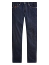Ralph Lauren Logo-embroidered Slim-fit Jeans In Indigo