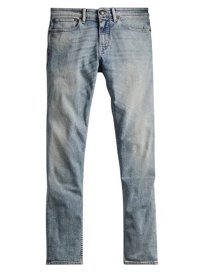 Ralph Lauren Five-pocket Slim-fit Jeans In Light Indigo